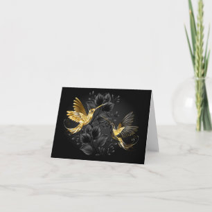 Black and Gold Hummingbird