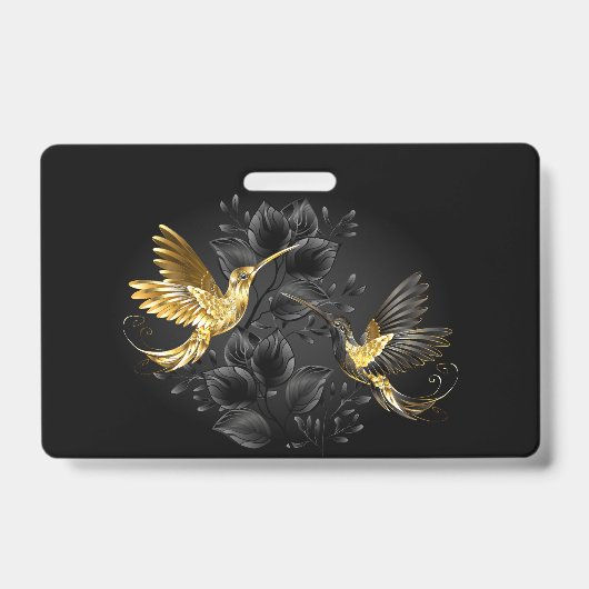 Black and Gold Hummingbird Ausweis (Vorderseite)
