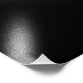 Black and Gold Hummingbird Fotodruck (Ecke)