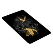 Black and Gold Hummingbird Magnet (Rechte Seite)