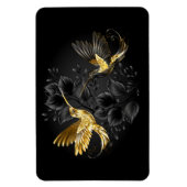 Black and Gold Hummingbird Magnet (Vertikal)