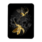 Black and Gold Hummingbird Magnet (Vertikal)