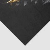 Black and Gold Hummingbird Seidenpapier (Detail)