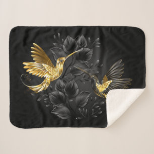 Black and Gold Hummingbird Sherpadecke