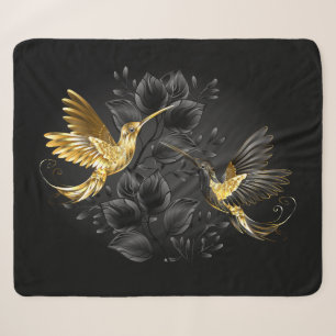 Black and Gold Hummingbird Sherpadecke