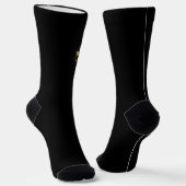 Black and Gold Hummingbird Socken (Gewinkelt)