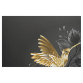 Black and Gold Hummingbird Stoff (Fat Quarter (45,7 x 55,9 cm))