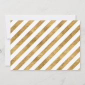 Black and Gold Imitate Fox 2 Foto Abschluss Announ Ankündigung (Rückseite)