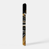 Black and Gold iPhone Protective Case 15 Hülle (Rechte Seite)
