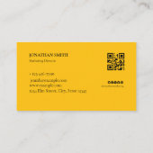 Black and Gold Luxury Business | Beruflich Visitenkarte (Rückseite)