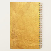 Black and Gold Luxury Planer (Rückseite)