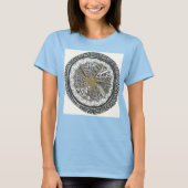 Black and Gold Mandala Shirt (Vorderseite)