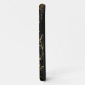 Black and Gold Marble Case-Mate iPhone Hülle (Hinten/Links)