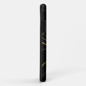 Black and Gold Marble Case-Mate iPhone Hülle (Hinten/Rechts)
