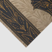 Black and Gold Pattern Decoupage Seidenpapier (Ausschnitt)