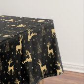 Black and Gold Rentier Tischdecke (Beispiel)
