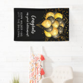 Black and Gold Rentirement Banner (Insitu)