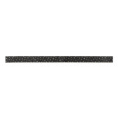Black and Gold Stars Satin Ribbon Satinband (Vorderseite)