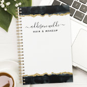 Black and Gold Watercolor Business Planer