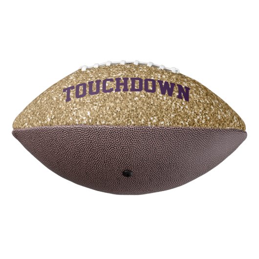 Black and Gold Wedding Custom Football (Gedreht 270)