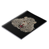 Black and Golden Tiger Notebook Notizblock (Linke Seite)
