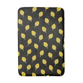 Black and Golden Yellow Leaves Badematte (Vorderseite Vertikal)