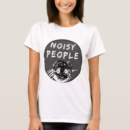 Black and Graue Lärmbelästigung T-Shirt