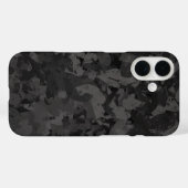 Black And Gray Abstract Graphic Art Design Case-Mate iPhone Hülle (Rückseite (Horizontal))