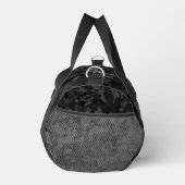 Black And Gray Abstract Graphic Art Design Duffle Bag (Rechts)