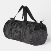Black And Gray Abstract Graphic Art Design Duffle Bag (Rechte Ecke)