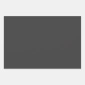 Black And Gray Abstract Graphic Art Design Geschenkpapier Set (Vorderseite 3)