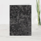Black And Gray Abstract Graphic Art Design Karte (Vorderseite)