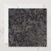 Black And Gray Abstract Graphic Art Design Karte (Vorderseite)