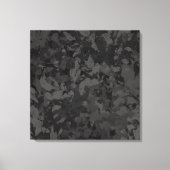 Black And Gray Abstract Graphic Art Design Leinwanddruck (Vorderseite)