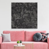 Black And Gray Abstract Graphic Art Design Leinwanddruck (Insitu (Wohnzimmer))