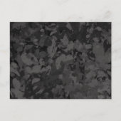 Black And Gray Abstract Graphic Art Design Postkarte (Vorderseite)