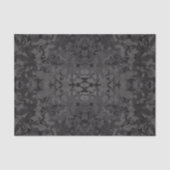 Black And Gray Abstract Graphic Art Design Seidenpapier (Vorderseite)