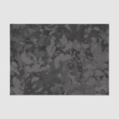 Black And Gray Abstract Graphic Art Design Seidenpapier (Vorderseite)