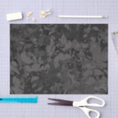Black And Gray Abstract Graphic Art Design Seidenpapier (Handwerk)