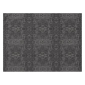 Black And Gray Abstract Graphic Art Design Tischdecke (Vorderseite (Horizontal))