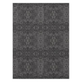Black And Gray Abstract Graphic Art Design Tischdecke (Vorderseite)