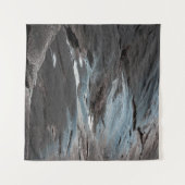 Black and gray abstract painting wandteppich (Vorderseite (Horizontal))
