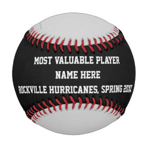 Black and Gray Baseball, MVP Player Award Baseball