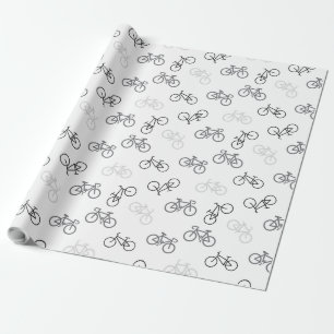 Black and Gray Bikes Geschenkpapier