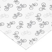 Black and Gray Bikes Kurzer Tischläufer (Ecke)