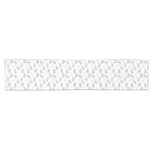 Black and Gray Bikes Kurzer Tischläufer (Horizontal)