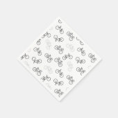 Black and Gray Bikes Serviette (Ecke)