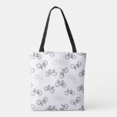 Black and Gray Bikes Tasche (Rückseite)