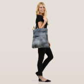 Black and Gray Watercolor Abstract Tasche (Am Model)