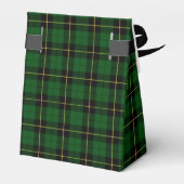 Black and Green Wallace Clan Jagd Tartan Geschenkschachtel (Rückseite)
